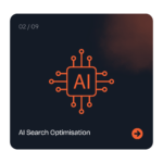 AI content strategy service icon
