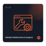 Website support and maintenance service icon