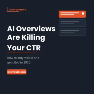 Read more about the article Google AI Overviews Are Killing Your Click-Through Rates (Here’s How to Adapt in 2026)